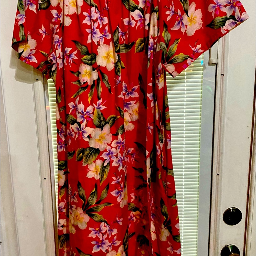 Pomade vintage Hawaiian dress size medium